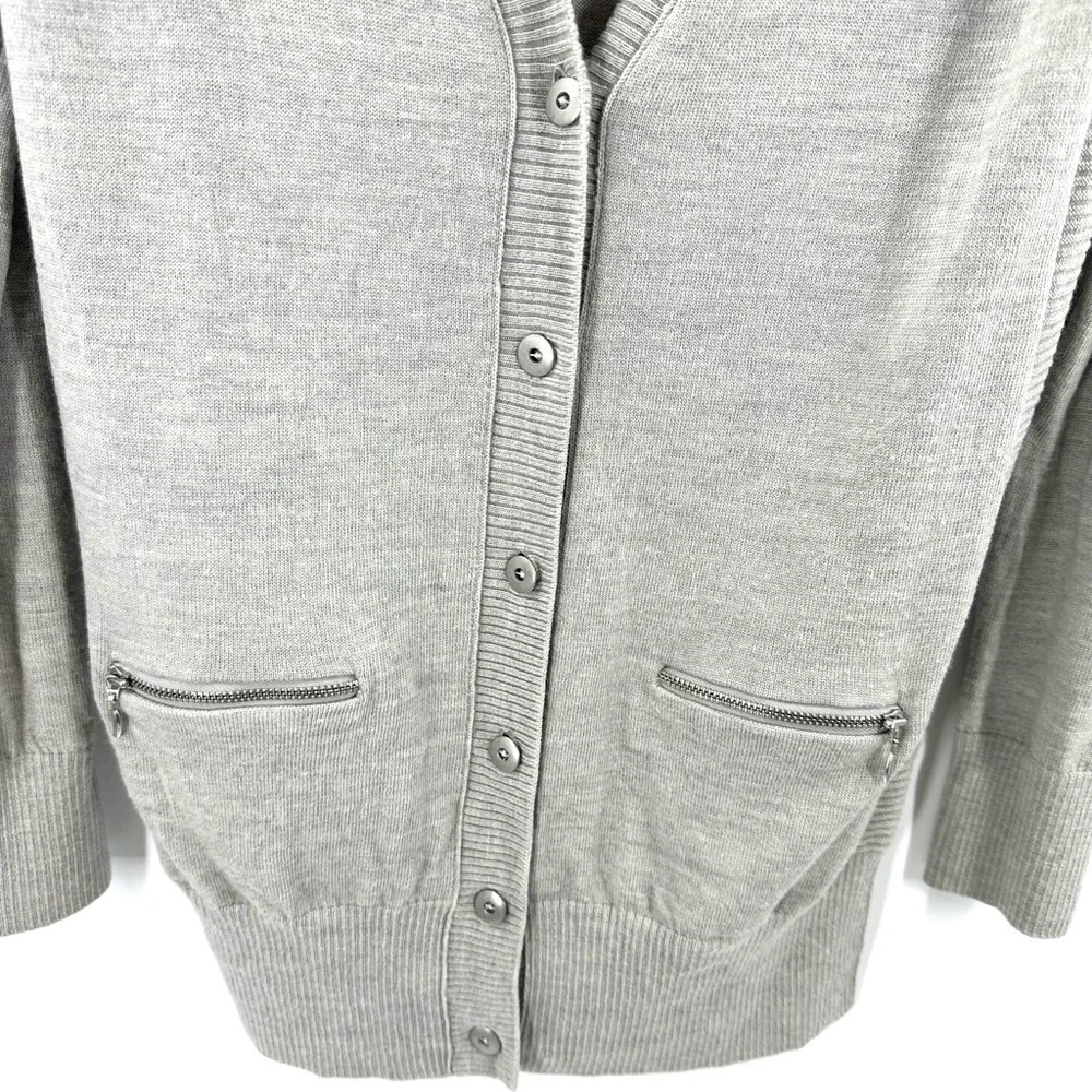 Banana Republic Merino Wool Cardigan Womens Medium Grandpa Preppy Granola Casual